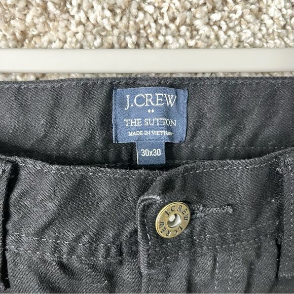 J. Crew Jeans Men’s 30x30 The Sutton Black Denim - Picture 3 of 5